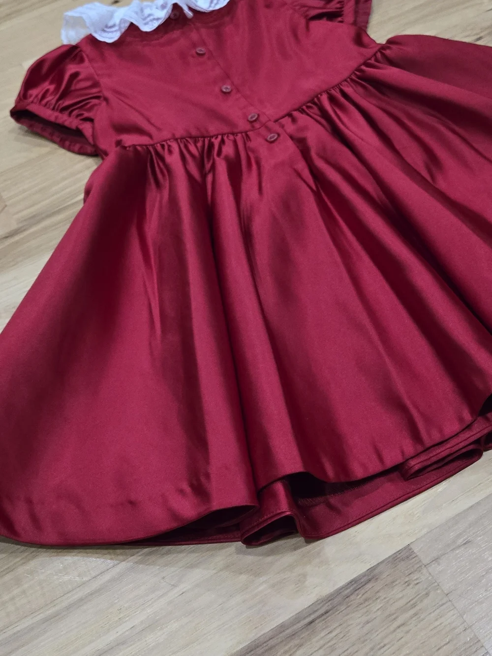 Janie and Jack X American Girl Red Dress with White Trim SIZE 5